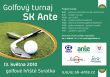 Pozvánka na golfový turnaj SK ANTE