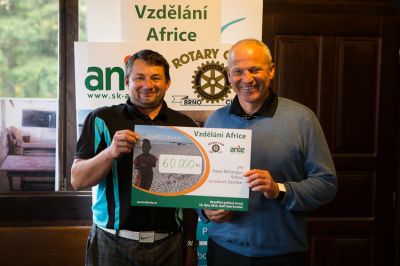 Lubomír Spurný, prezident SK ANTE a Jiří Kaláb, exprezident ROTARY CLUBU BRNO CITY