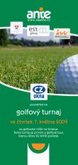 Golfový turnaj Ante - pozvánka